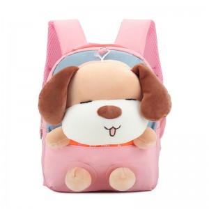 TRUST-U  3D three-dimensional  fur toy backpack kindergarten cartoon cute small backpack lightweight backpack