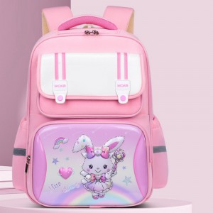 TRUST-U Elementary school cartoon schoolbag male 1-3-6 grade light casual girls backpack backpack