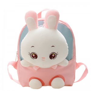 TRUST-U 3D three-dimensional  fur toy backpack kindergarten cartoon cute small backpack lightweight backpack