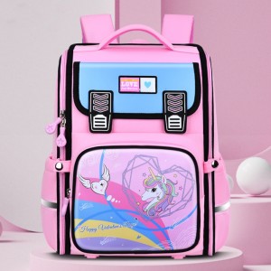 TRUST-U Primary school bag integrated open space bag Children’s cartoon bag boys and girls backpack