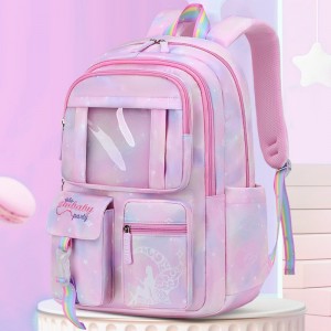 TRUST-U Schoolbag for elementary school girls 1-6-9 grade cartoon cute children’s bag Light leisure large capacity backpack