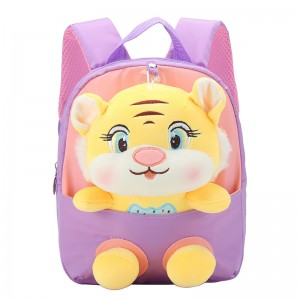 TRUST-U 3D three-dimensional fur toy backpack kindergarten cartoon cute small backpack lightweight backpack