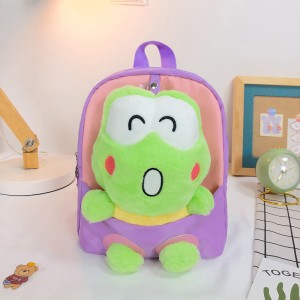 TRUST-U 3D three-dimensional fur toy backpack kindergarten cartoon cute small backpack lightweight backpack