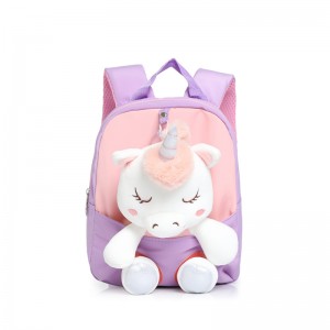 TRUST-U 3D three-dimensional fur toy backpack kindergarten cartoon cute small backpack lightweight backpack