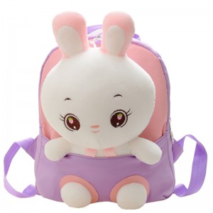 TRUST-U 3D three-dimensional  fur toy backpack kindergarten cartoon cute small backpack lightweight backpack