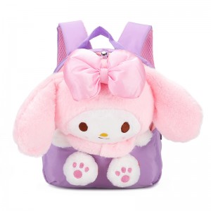 TRUST-U 3D three-dimensional fur toy backpack kindergarten cartoon cute small backpack lightweight backpack