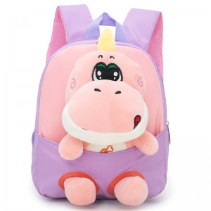 TRUST-U 3D three-dimensional  fur toy backpack kindergarten cartoon cute small backpack lightweight backpack