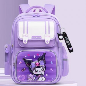 TRUST-U Cartoon schoolbag for elementary school students male 1-3-6 high capacity schoolbag for students backpack for children