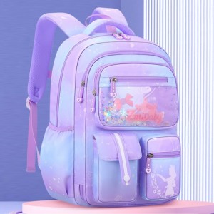 TRUST-U Schoolbag for primary school girls 1-3-6 grade color-changing cartoon children’s lightweight backpack