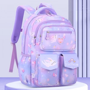 TRUST-U Cartoon schoolbag for elementary school students male 1-3-6 high capacity schoolbag for students backpack for children