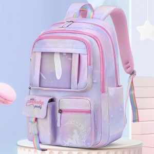 TRUST-U Schoolbag for elementary school girls 1-6-9 grade cartoon cute children’s bag Light leisure large capacity backpack