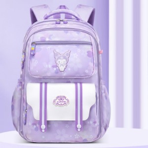 TRUST-U Elementary school cartoon schoolbag male 1-3-6 grade light casual girls backpack backpack