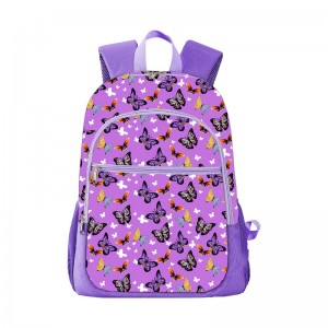 TRUST-U New school bag printed solid polyester Oxford cloth backpack cross-border foreign trade