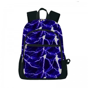 TRUST-U New school bag printed solid polyester Oxford cloth backpack cross-border foreign trade