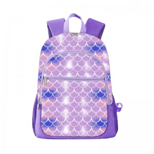 TRUST-U New school bag printed solid polyester Oxford cloth backpack cross-border foreign trade