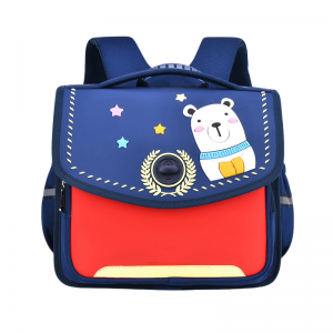 TRUST-U Horizontal schoolbag for primary school students boys 6-12 years old clamshell schoolbag cartoon cute backpack for boys and girls