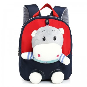 TRUST-U 3D three-dimensional fur toy backpack kindergarten cartoon cute small backpack lightweight backpack