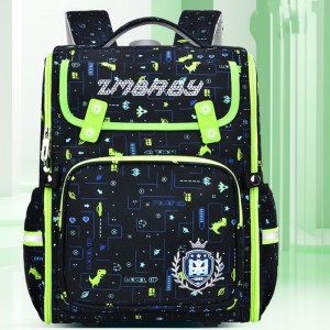 TRUST-U Primary school bag integrated open large capacity space bag male and female students cartoon children backpack backpack