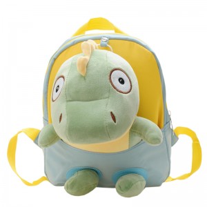 TRUST-U 3D three-dimensional fur toy backpack kindergarten cartoon cute small backpack lightweight backpack