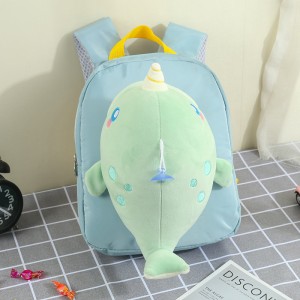 TRUST-U 3D three-dimensional fur toy backpack kindergarten cartoon cute small backpack lightweight backpack