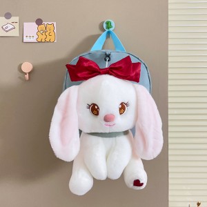 TRUST-U 3D three-dimensional  fur toy backpack kindergarten cartoon cute small backpack lightweight backpack