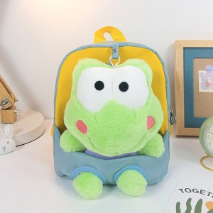 TRUST-U 3D three-dimensional fur toy backpack kindergarten cartoon cute small backpack lightweight backpack