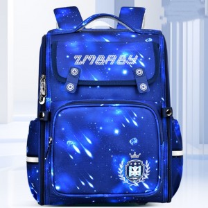 TRUST-U Primary school bag integrated open large capacity space bag male and female students cartoon children backpack backpack