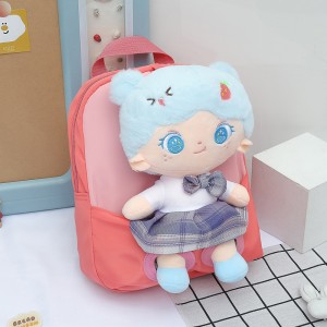 TRUST-U 3D three-dimensional unicorn fur toy backpack kindergarten cartoon cute small backpack lightweight backpack