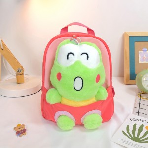 TRUST-U 3D ransel dolanan bulu tiga dimensi kartun TK lucu ransel cilik ransel ringan