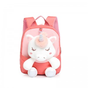 TRUST-U 3D three-dimensional fur toy backpack kindergarten cartoon cute small backpack lightweight backpack