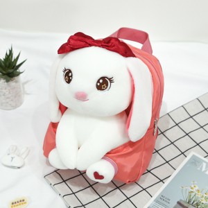 TRUST-U 3D three-dimensional fur toy backpack kindergarten cartoon cute small backpack lightweight backpack