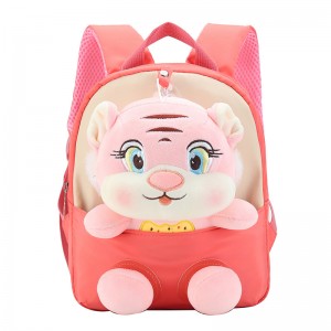 TRUST-U 3D three-dimensional fur toy backpack kindergarten cartoon cute small backpack lightweight backpack