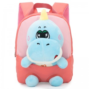 TRUST-U 3D three-dimensional  fur toy backpack kindergarten cartoon cute small backpack lightweight backpack