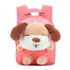 TRUST-U  3D three-dimensional  fur toy backpack kindergarten cartoon cute small backpack lightweight backpack