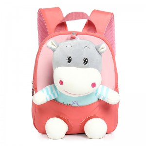 TRUST-U 3D three-dimensional fur toy backpack kindergarten cartoon cute small backpack lightweight backpack