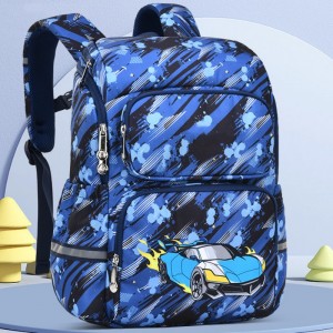 TRUST-U Cartoon schoolbag for elementary school students Male all-in-one open space bag for 6-12 years old large capacity children’s backpack