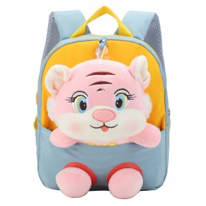 TRUST-U 3D three-dimensional fur toy backpack kindergarten cartoon cute small backpack lightweight backpack