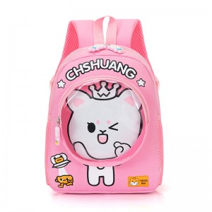 TRUST-U 3D three-dimensional  fur toy backpack kindergarten cartoon cute small backpack lightweight backpack