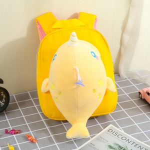 TRUST-U 3D three-dimensional fur toy backpack kindergarten cartoon cute small backpack lightweight backpack