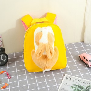 TRUST-U 3D three-dimensional fur toy backpack kindergarten cartoon cute small backpack lightweight backpack